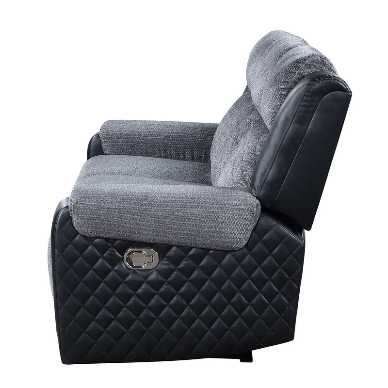 Alicia - Reclining Sofa - Gray / Black