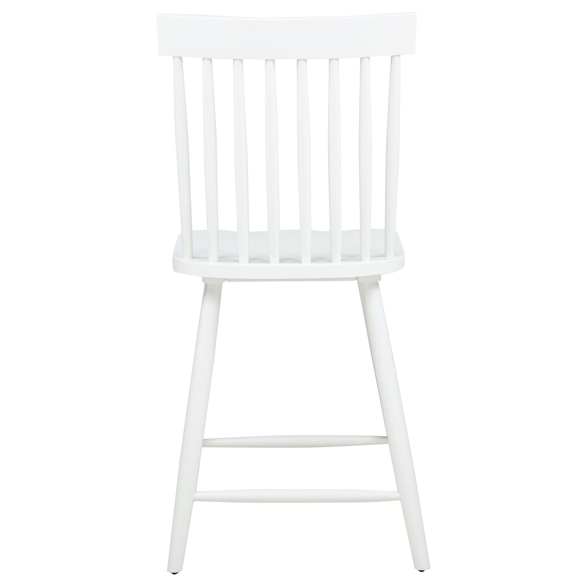 Andrews Windsor Counter Height Dining Side Chair White (Set of 2) - Atlantic Fine Furniture Melbourne FL