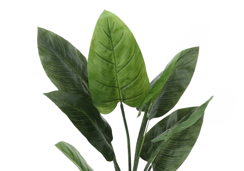 Artificial Plant, 37" Tall, Aureum Tree, Indoor, Faux, Fake, Floor, Greenery, Potted, Real Touch, Decorative - Green / Black