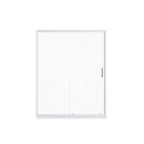 Pivot Shower Door With Handle, 1 / 4" Thick - Chrome