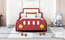 Race Car Shaped Platform Bed With Wheels