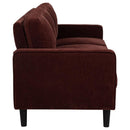 Ruth - Upholstered Track Arm Sofa Set