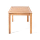 Outdoor Expandable Dining Table With Square Legs