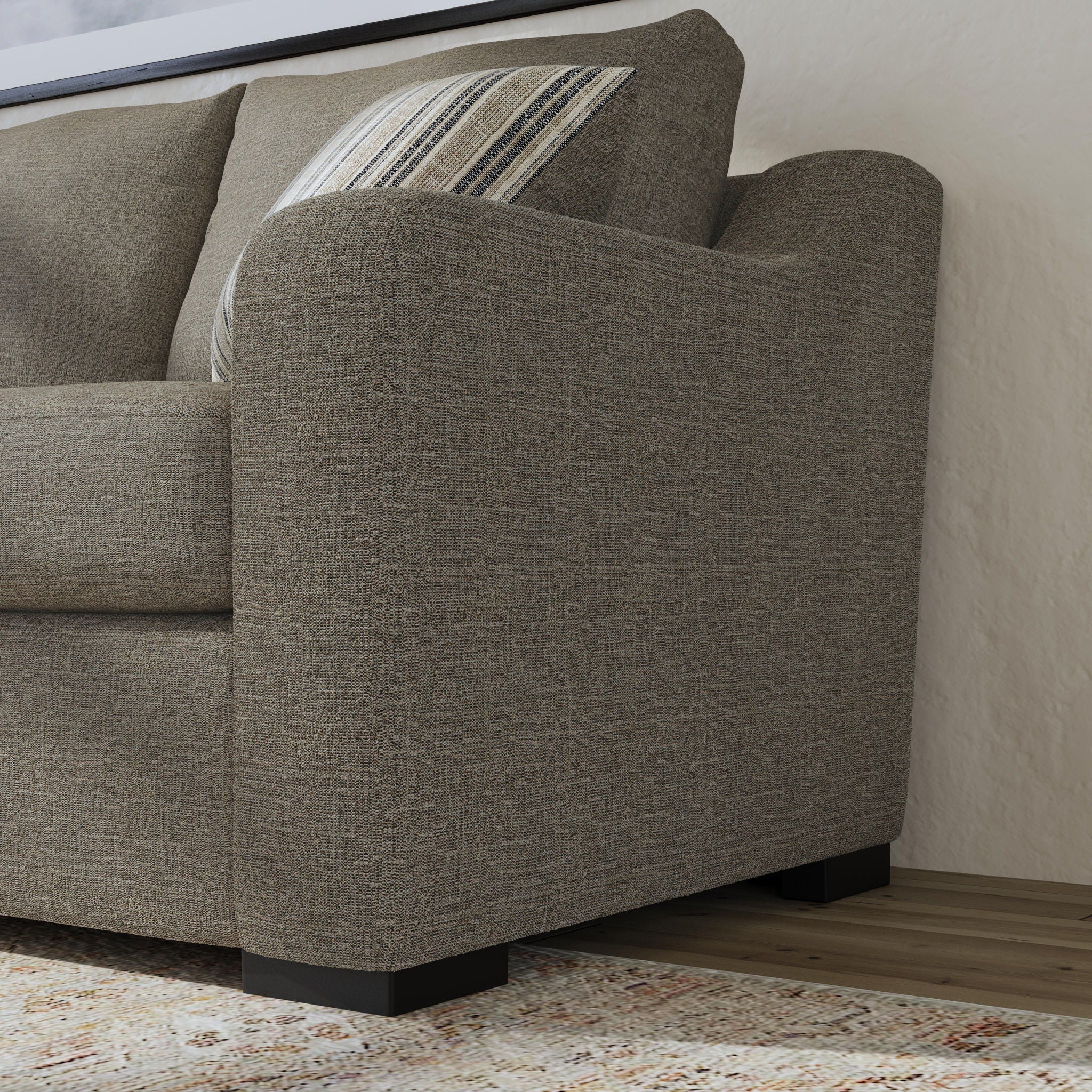 Cypress - Fabric Stationary Three-Cushion Sofa