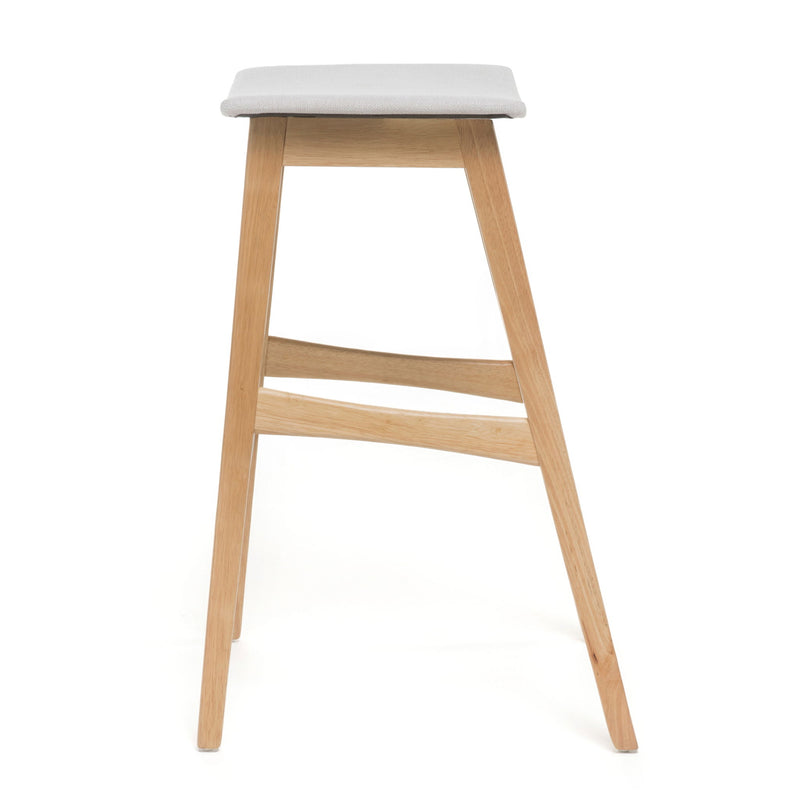 Modern Bar Stool Set With Upholstered Seating