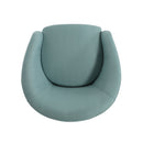 Contemporary Swivel Glider Chair With 360 Degree Rotation