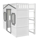 Elegant House Loft Bed With Ladder