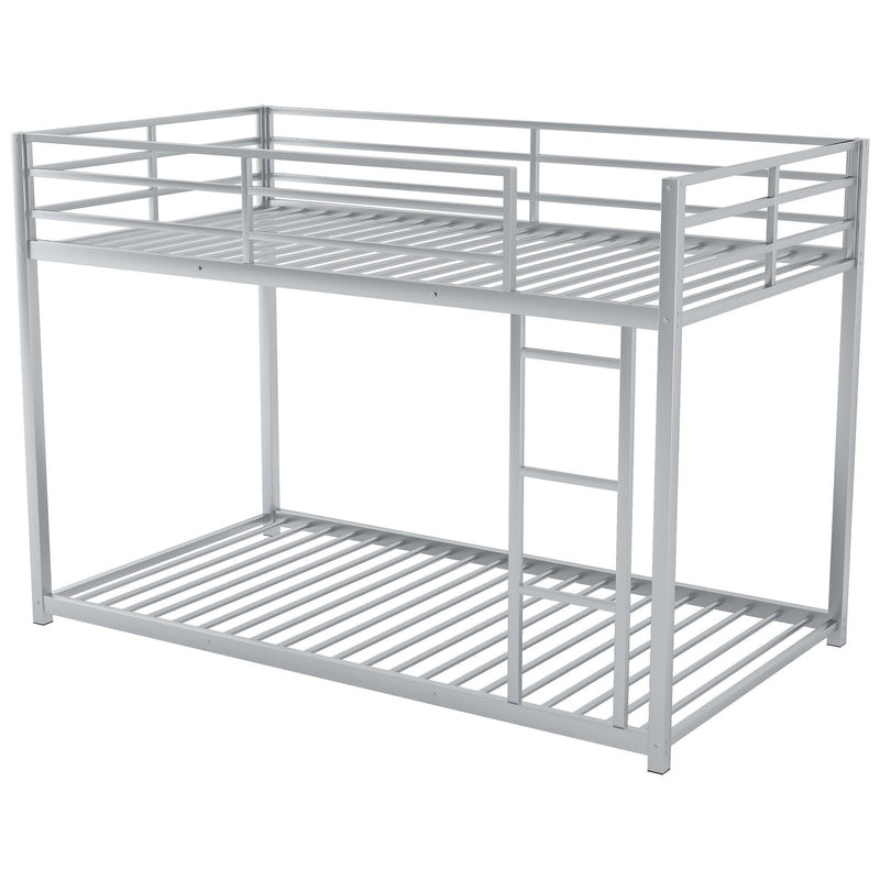 Metal Bunk Bed, Low Bunk Bed With Ladder