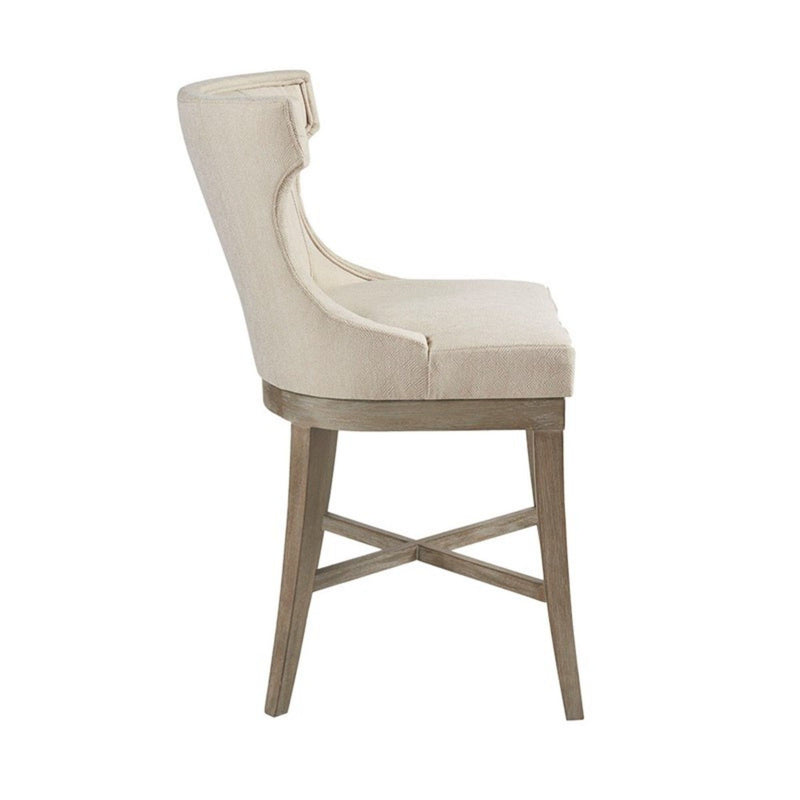 Carson - Counter Stool With Swivel Seat - Cream
