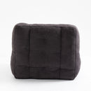 Modern Indoor Fluffy Bean Bag Chair With Memory Foam And Ottoman, Super Soft