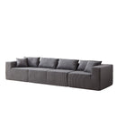 Modular L Shaped Sectional Compressed Sofa, Free Combination