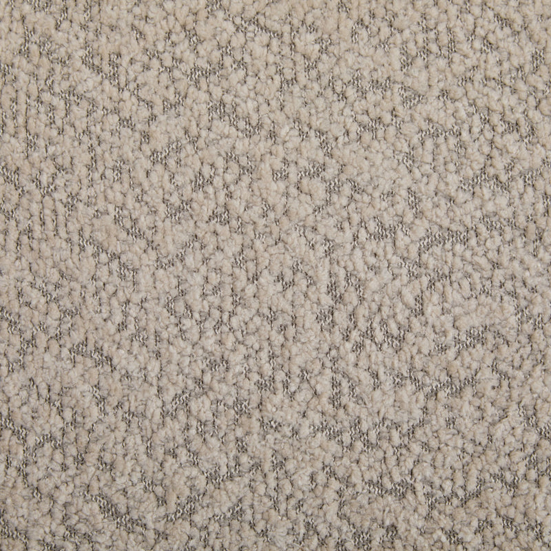 Contemporary Boucle Sherpa Sofa With Birch Wood Legs