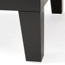 Chatham - Ottoman With Drawer Leather Storage Solution - Dark Coffee