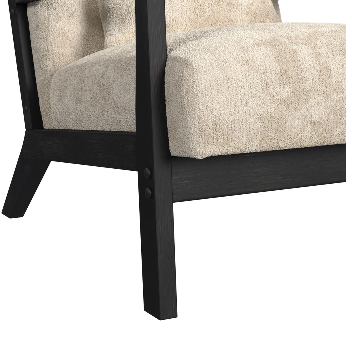 Marina Chair With Kidney Pillow in Beige by Elements International, view 4