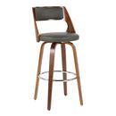 Cecina - Mid-Century Modern Barstool With Swivel (Set of 2)