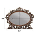 Devany - Oval Mirror - Cherry