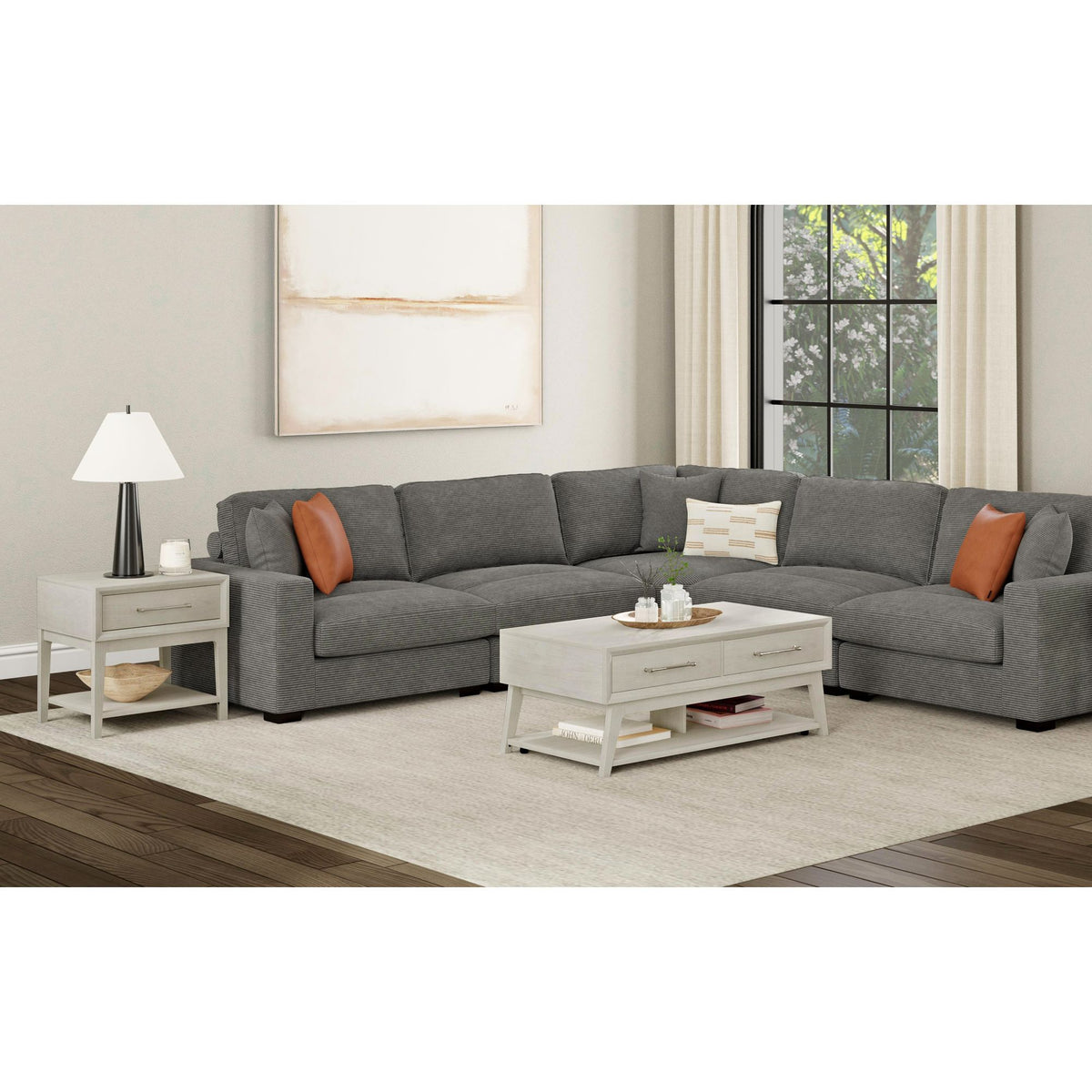 Westland Occasional Table Set in White by Elements International, view 5