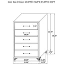 Lucia - 5-Drawer Bedroom Chest