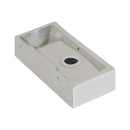 Modern Ceramic Rectangle Wall Mount Bathroom Sink With Single Faucet Hole