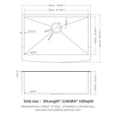 Farmhouse Kitchen Sink, Stainless Steel, Apron Front