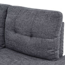 Camden - Power Sectional Sofa With Storage Ottoman And Built In Charging Ports - Gray