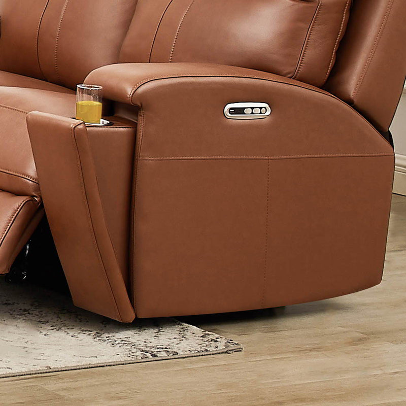 Venice - Power Headrest Zero Gravity Reclining Sofa - Brown