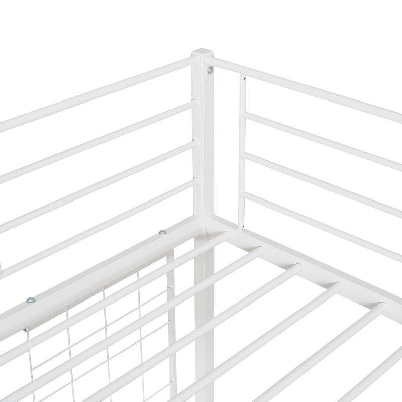 Bed With Desk And Grid