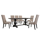 Morland - 7 Pieces Dining Room Set - Black