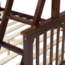 Bunk Bed With Ladder, And Safety Guard Rails