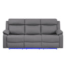 Blanche - Reclining Sofa With LED Lights