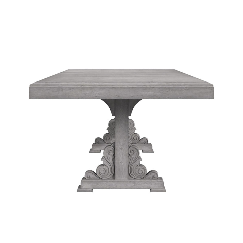 Glenmore - Dining Table With 2x18" Leaves - Aged Gray
