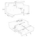 Folding Sofa Bed With Adjustable Back Access To Sofa Recliner Single Bed Adult Modern Chair Bed