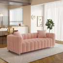 Modern 3 Seater Sofa With 2 Pillows