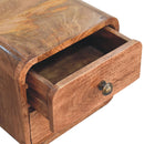 Curved Wall Mounted Bedside Nightstand