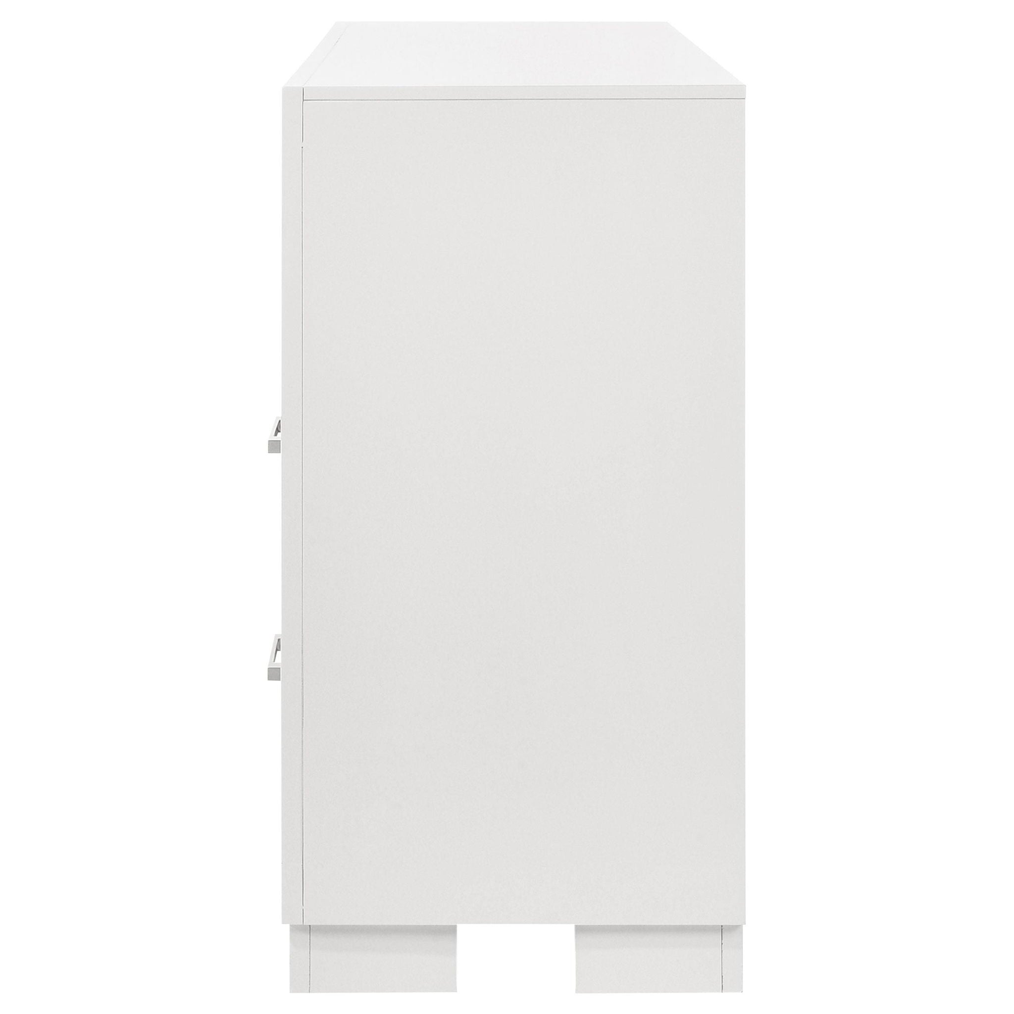 Jessica 6-drawer Dresser Snow White