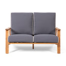 Paloma - Contemporary Loveseat And Coffee Table Set With Weather Resistant Cushions