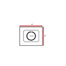 Powdercoated Fire Pit With Top