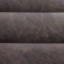 Pipino - Accent Chair With Swivel - Antique Ebony Top Grain Leather