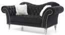 Elegant Round Arm Loveseat