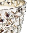 Scented Soy Wax Candle Glass (Set of 4) - Silver