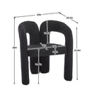 Coolmore Contemporary Designed Accent / Dining Chair With Armrests