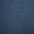 Modern Accent Chair With Quilted Back And Silver Studs - Dark Blue