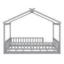 Bed House Bed Frame With Fence