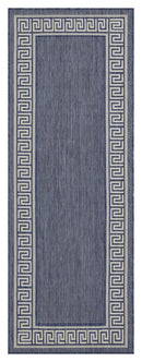 Sunshine - 5'3" X 7'3" Polypropylene Indoor, Outdoor Area Rug - Blue