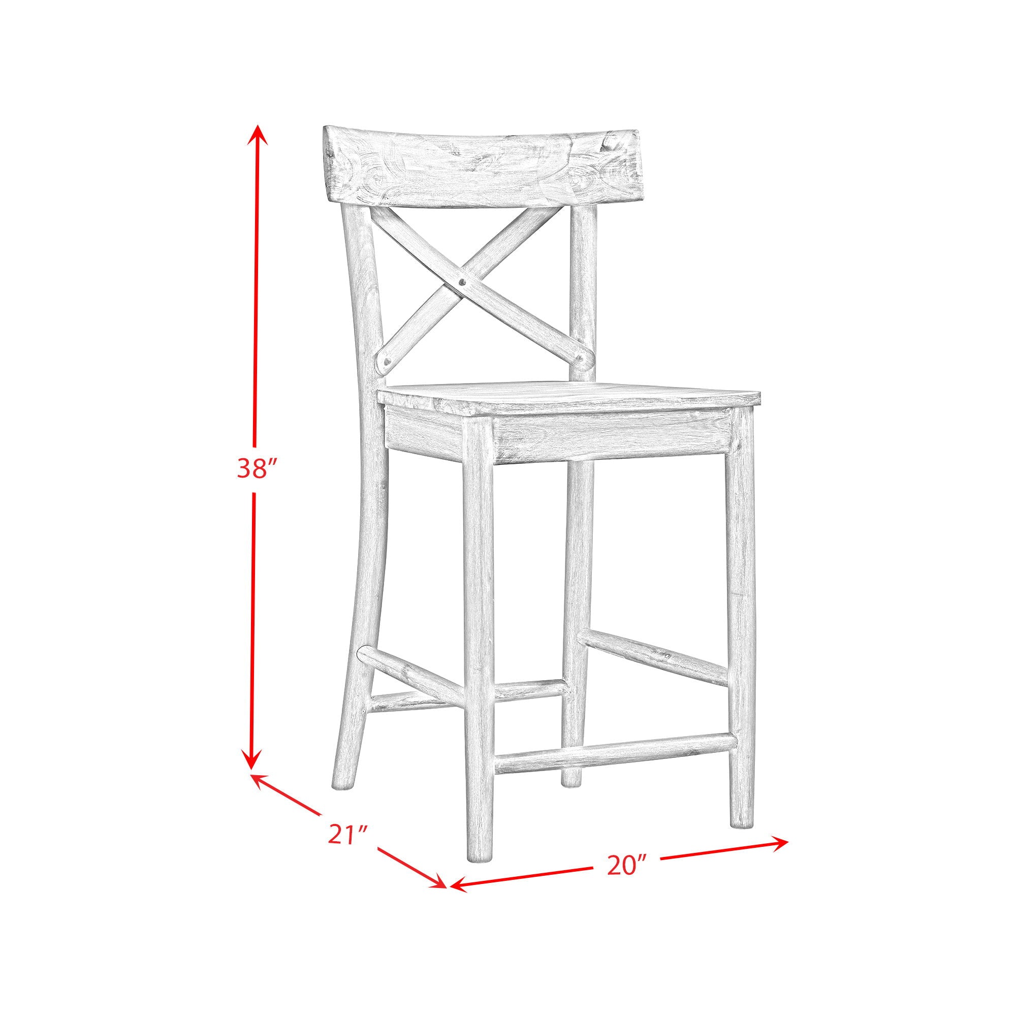 Callista - Round Counter Height 5 Piece Dining Set (Table And Four Stools) - Beach