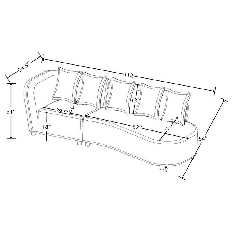 Fayette - Upholstered Sectional Sofa