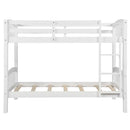 Solid Construction Bunk Bed With Ladder