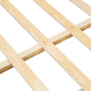 Full Bed with Bookcase Headboard, Under bed Storage Drawers and Bed End Storage Case,White