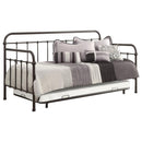 Livingston - Metal Twin Daybed With Trundle - Dark Bronze - Atlantic Fine Furniture Inc