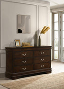 Louis Philippe - Six-drawer Dresser - Atlantic Fine Furniture Inc